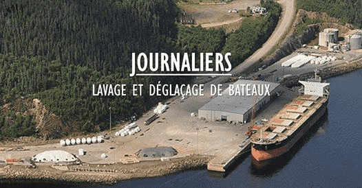 Journalier lavage et déglaçage de bateaux - SOS Marine